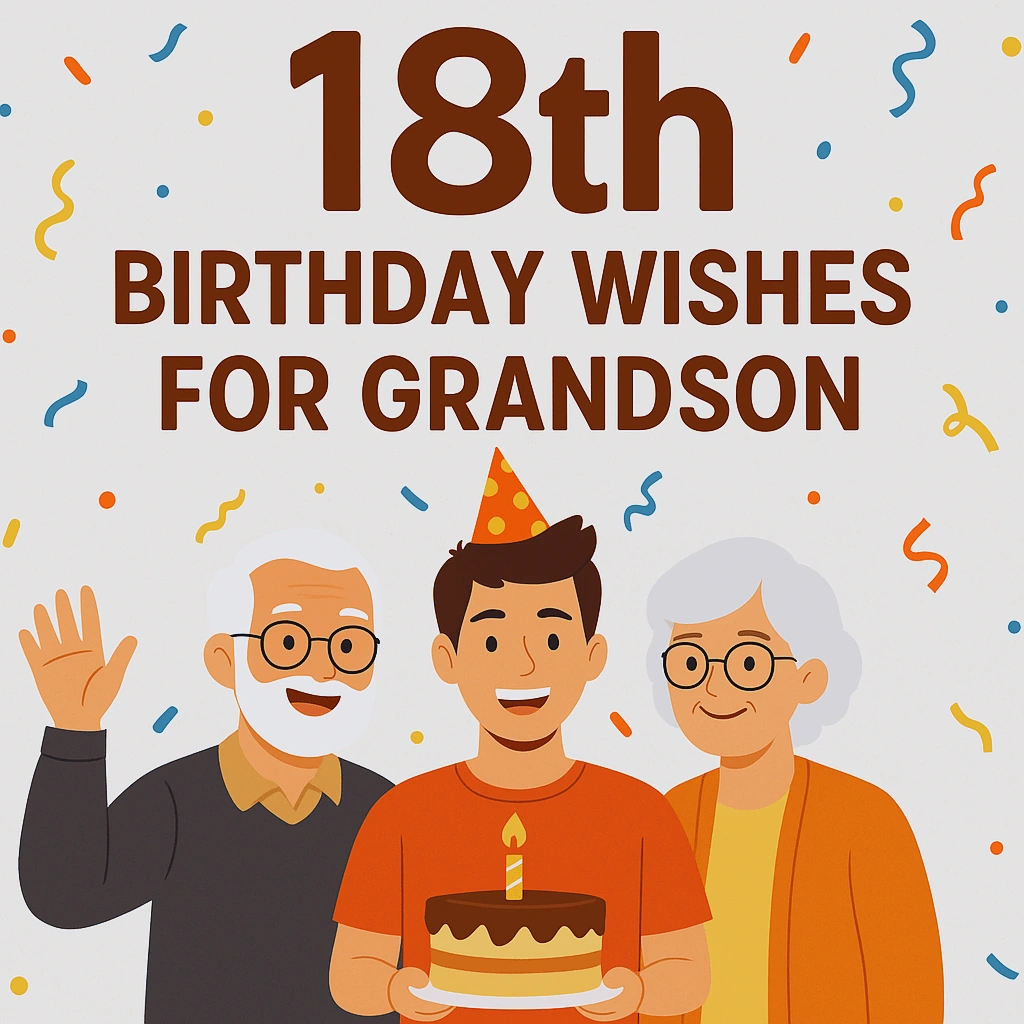 18th birthday wishes for grandson