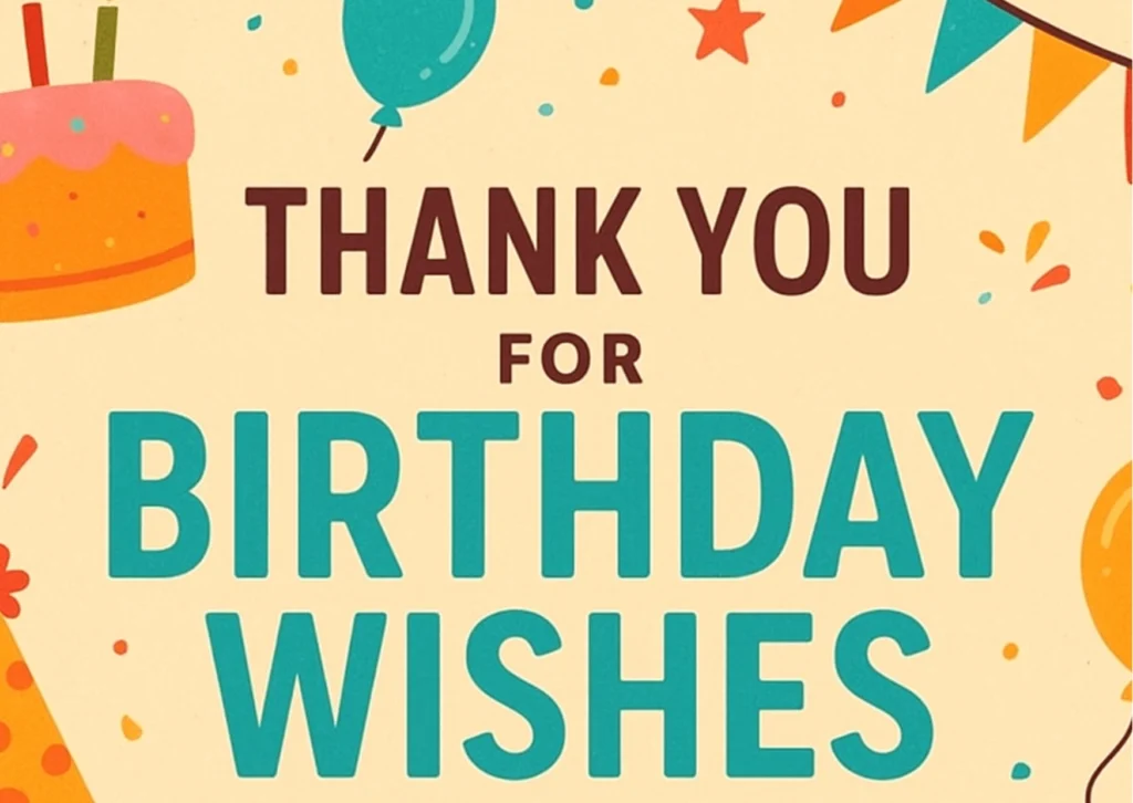 thank you for birthday wishes