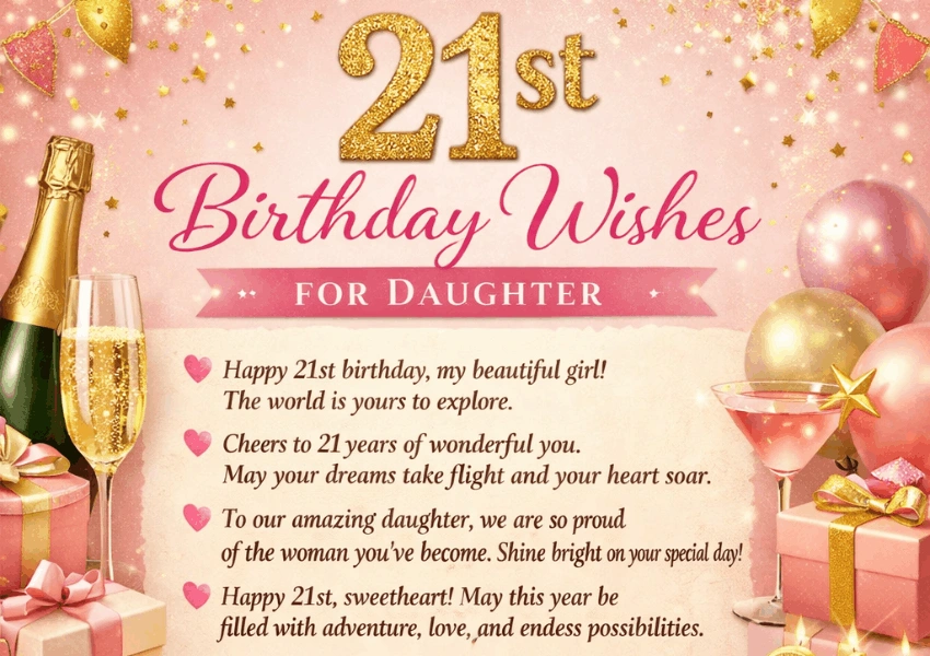 21st birthday wishes for daughter