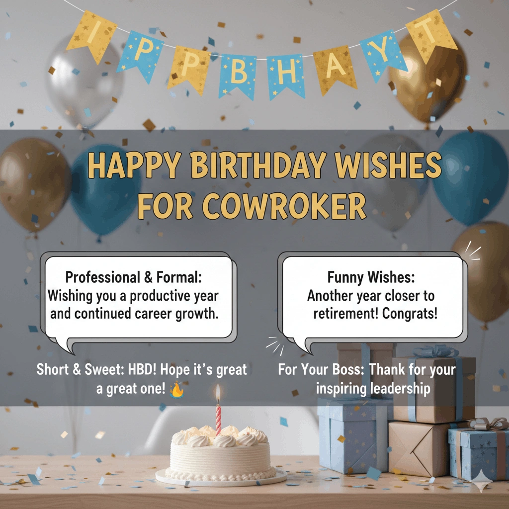 birthday messages for coworker