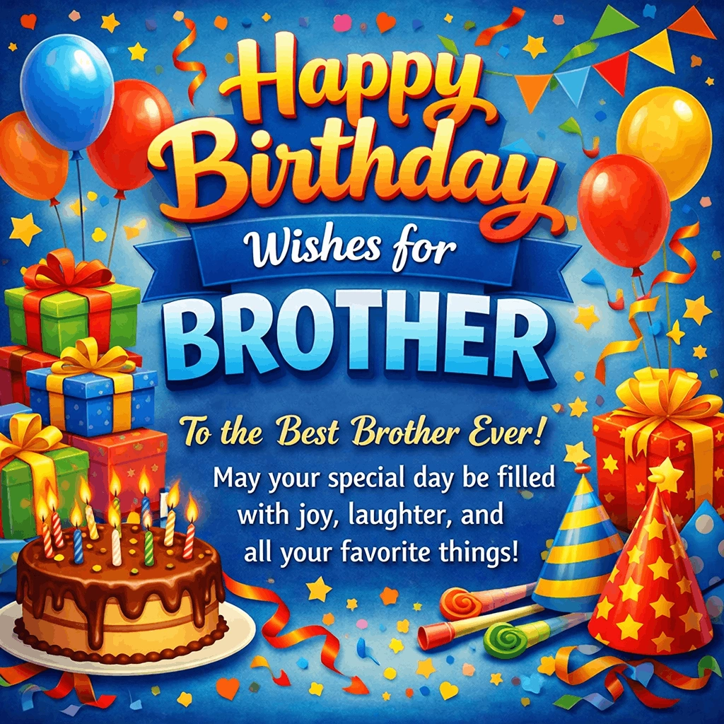 happy birthday brother