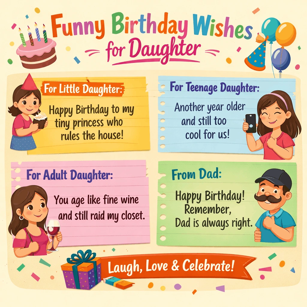 happy birthday daughter funny