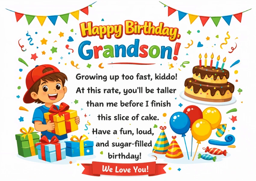 happy birthday grandson