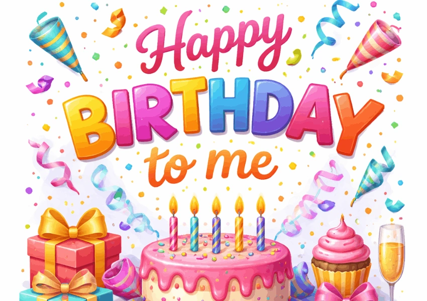happy birthday to me