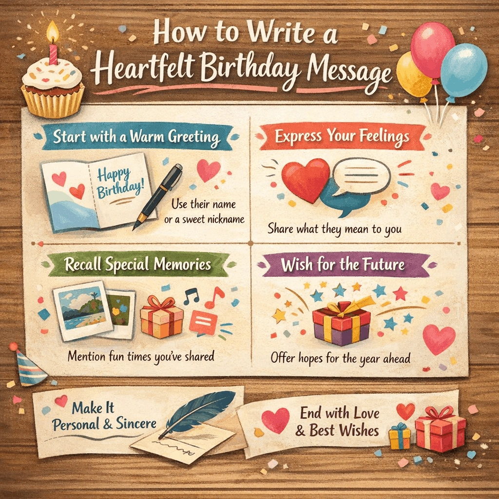 tips for writing a heartfelt birthday message