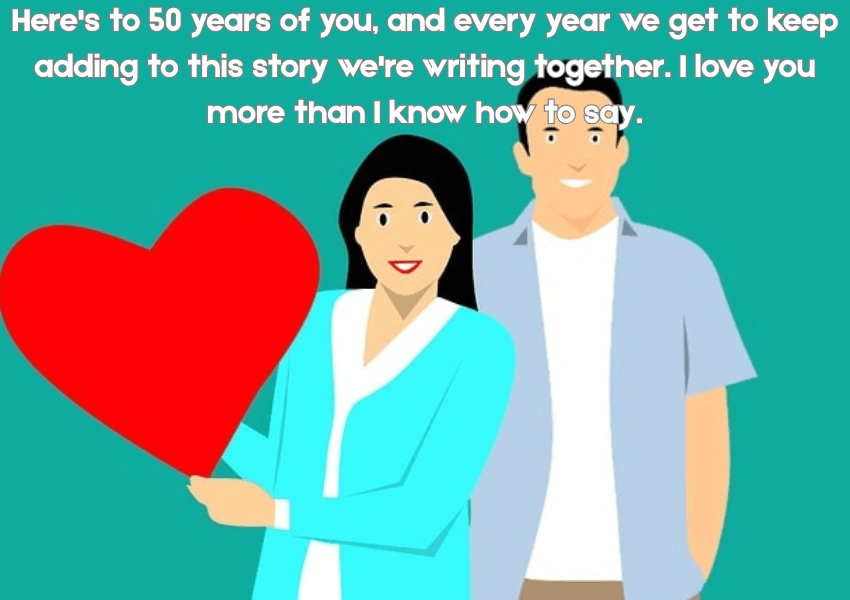 50th birthday wishes for partner