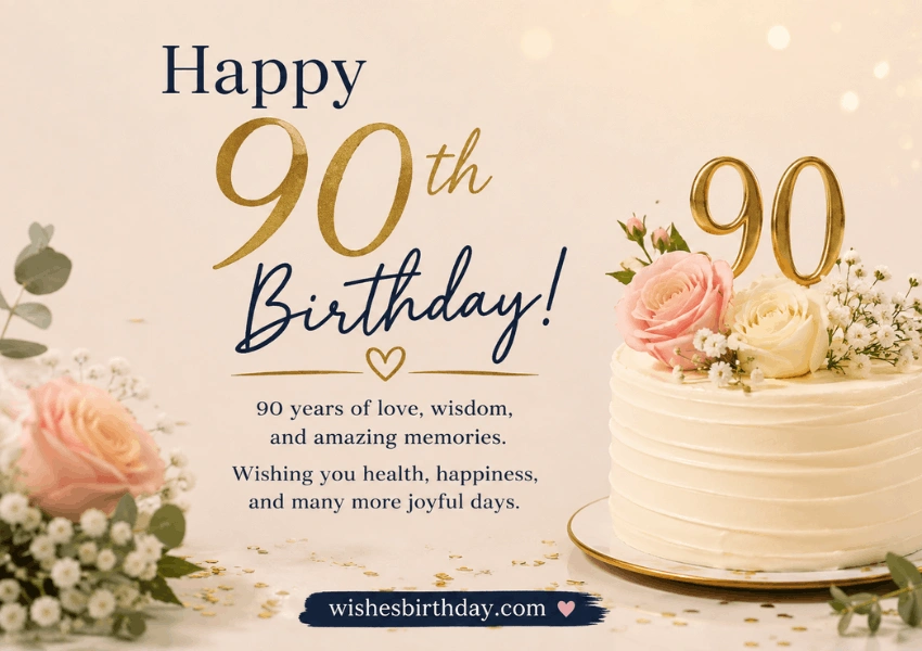 heartfelt 90th birthday wishes