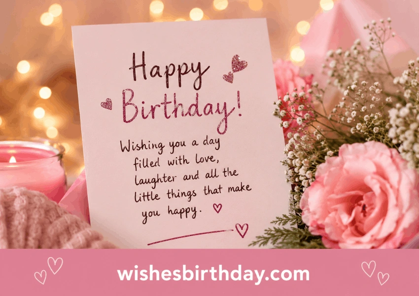 sweet happy birthday to female friend