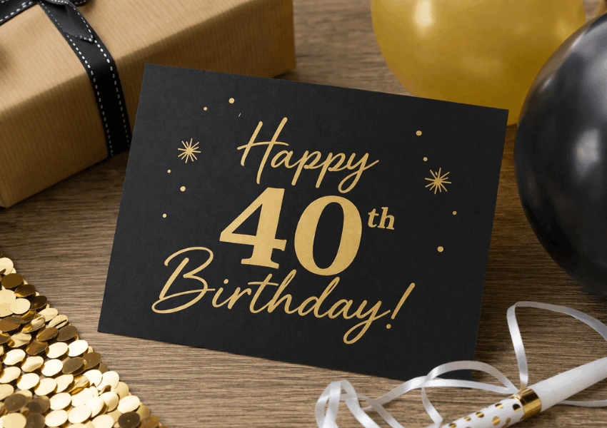40th birthday wishes